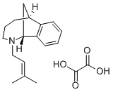 2-(3-Methyl-2-butenyl)-1,2,3,4,5,6-hexahydro-1,6-methano-2-benzazocine  oxalate Structure