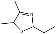 2-エチル-2,5-ジヒドロ-4,5-ジメチルチアゾール 化学構造式
