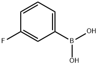 3-氟苯基硼酸,768-35-4,结构式