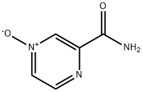 3-吡嗪羧酰胺 1-氧化物,768-36-5,结构式