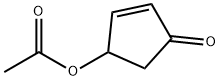 4-OXOCYCLOPENT-2-EN-1-YL ACETATE, 768-48-9, 结构式