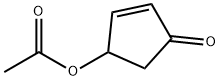 4-Acetoxy-2-cyclopenten-1-one Structure