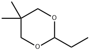 2-エチル-5,5-ジメチル-1,3-ジオキサン 化学構造式