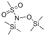 N-(Methylsulfonyl)-N,O-bis(trimethylsilyl)hydroxylamine Struktur