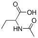 N-乙酰基-DL-2-氨基-N-丁酸, 7682-14-6, 结构式
