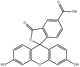 5-羧基荧光素,76823-03-5,结构式