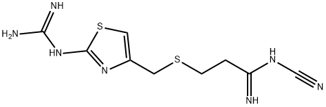 N-DesaMinosulfonyl-N-cyano FaMotidine Structure