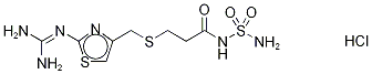 [3-[[[2-(DiaMinoMethyleneaMino)-4-thiazolyl]Methyl]thio]propionyl]sulfaMide Hydrochloride
(FaMotidine IMpurity) Structure