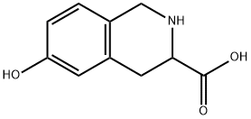 1,2,3,4-四氢-6-羟基异喹啉-3-羧酸 结构式