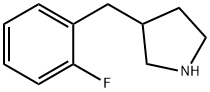 3-(2-fluorobenzyl)pyrrolidine Struktur