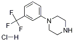 1-(m-Trifluoromethylphenyl) piperazine (hydrochloride), 76835-14-8, 结构式