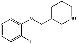 3-(2-FLUORO-PHENOXYMETHYL)-PIPERIDINE Structure