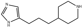 4-[3-(1H-IMIDAZOL-4-YL)-PROPYL]-PIPERIDINE Struktur