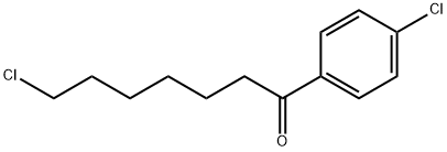 7-CHLORO-1-(4-CHLOROPHENYL)-1-OXOHEPTANE Struktur