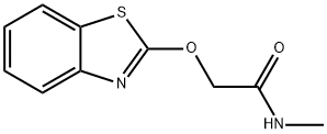 Acetamide, 2-(2-benzothiazolyloxy)-N-methyl- (9CI)|
