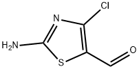 2-AMINO-4-CHLORO-5-THIAZOLECARBALDEHYDE Structure