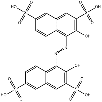 2-2-DIHYDROXY-1-1-AZO-NAPHTHALENE-3-3-6- Struktur