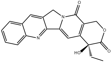 (+)-Camptothecin Struktur