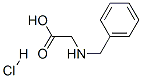 N-ベンジルグリシン塩酸塩 化学構造式