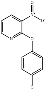 2-(4-CHLOROPHENOXY)-3-NITROPYRIDINE Structure