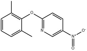 2-(2,6-Dimethyl-phenoxy)-5-nitro-pyridine Structure