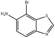 6-アミノ-7-ブロモベンゾチアゾール 化学構造式