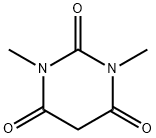 1,3-ジメチルバルビツル酸 化学構造式