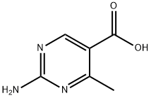 2-AMINO-4-METHYL-PYRIMIDINE-5-CARBOXYLIC ACID Struktur