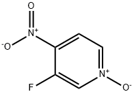 3-FLUORO-4-NITROPYRIDINE-N-OXIDE Structure