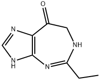 Imidazo[4,5-d][1,3]diazepin-8(3H)-one,  5-ethyl-6,7-dihydro- Struktur