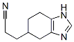 1H-Benzimidazole-5-propanenitrile,  4,5,6,7-tetrahydro-  (9CI) Structure
