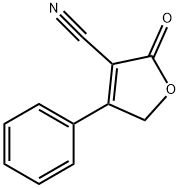 2-OXO-4-PHENYL-2,5-DIHYDRO-3-FURANCARBONITRILE Struktur