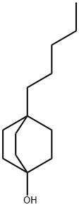 4-PENTYLBICYCLO[2.2.2]OCTAN-1-OL Struktur