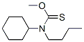 Carbamothioic  acid,  butylcyclohexyl-,  O-methyl  ester  (9CI) 化学構造式