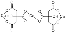 Calcium citrate Struktur