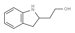2,3-dihydro-1H-Indole-2-ethanol Struktur