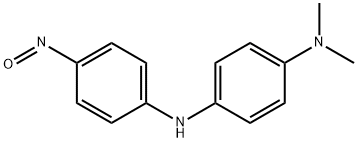 4-DIMETHYLAMINO-4'-NITROSODIPHENYLAMINE Struktur