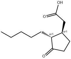 (+/-)-二氢茉莉酸, 76968-33-7, 结构式