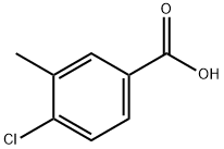 4-Chloro-3-methylbenzoic acid Struktur