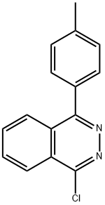 1-クロロ-4-(4-メチルフェニル)フタラジン 化学構造式