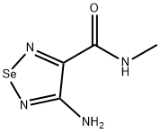4-Amino-N-methyl-1,2,5-selenadiazole-3-carboxamide Structure