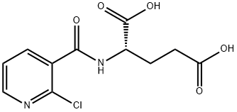 Glutamic acid, N-(2-chloronicotinoyl)- Struktur