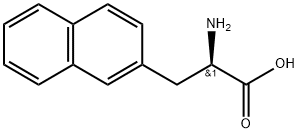 3-(2-Naphthyl)-D-alanine Struktur