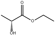 D-乳酸エチル 化学構造式