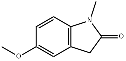 1,3-dihydro-5-Methoxy-1-Methyl-2H-Indol-2-one Structure