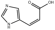 (Z)-3-(1H-イミダゾール-4-イル)アクリル酸 化学構造式