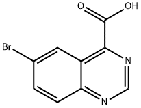 6-bromoquinazoline-4-carboxylic acid Struktur