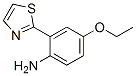 Benzenamine, 4-ethoxy-2-(2-thiazolyl)- (9CI) Structure