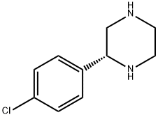 2-(4-chlorophenyl)piperazine Struktur