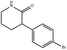 3-(4-溴苯基)哌啶-2-酮, 769944-71-0, 结构式